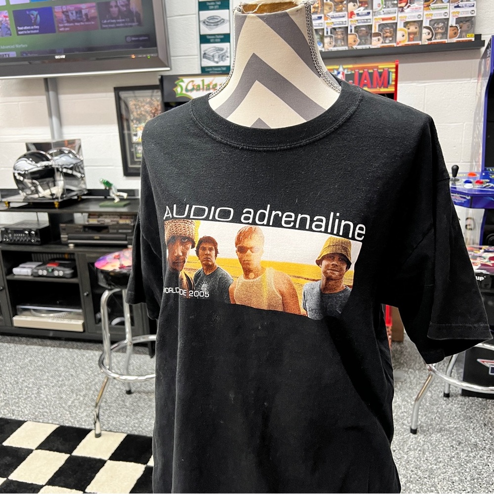audio adrenaline 2005 tour tee